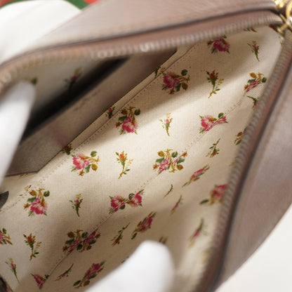 Gucci Gg Supreme Sherry Line Neo Shoulder Bag 476466 Brown