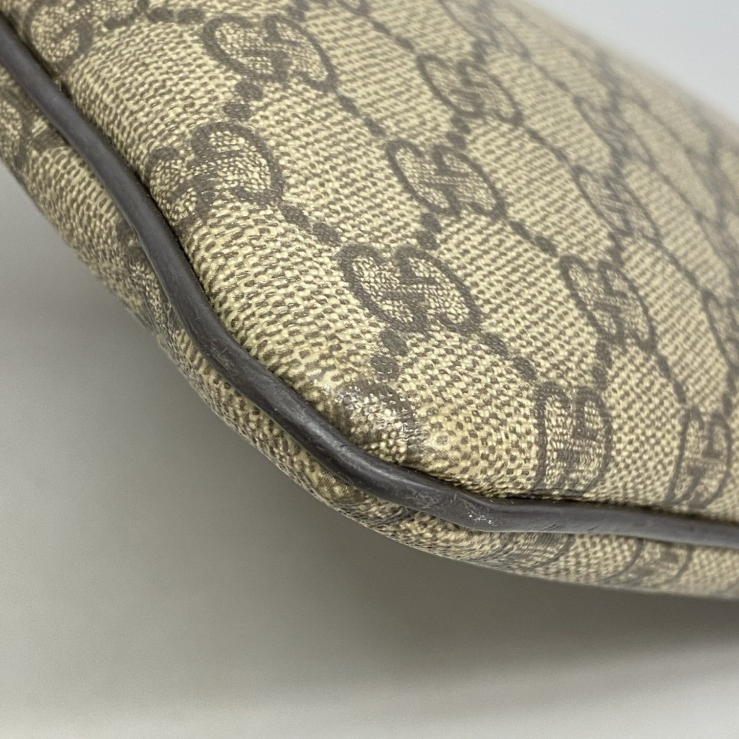 Gucci Gg Supreme Shoulder Bag 295257 Brown Champagne