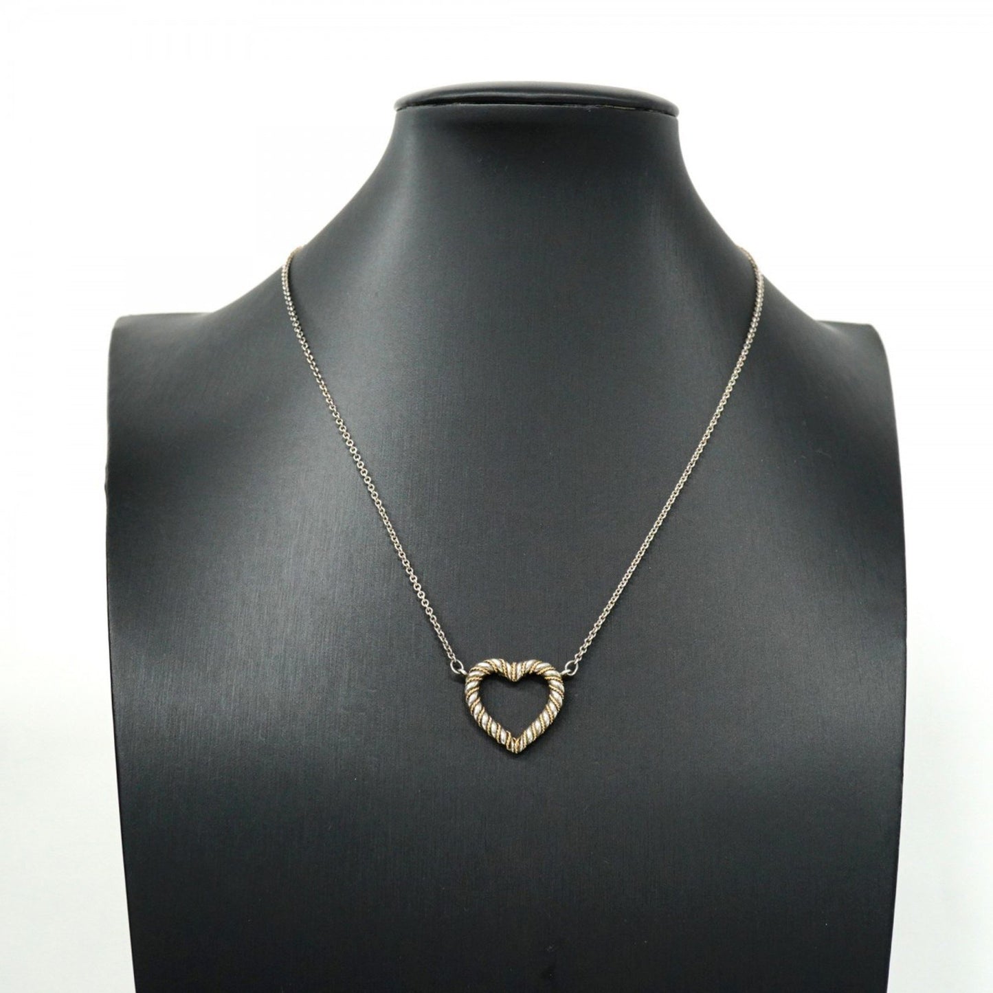 Tiffany Twisted Heart Necklace In 18K Yellow Gold