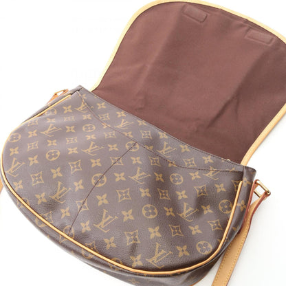 Louis Vuitton Mnilmontant Mm Shoulder Bag In Coated Canvas And Leather With Monogram Design