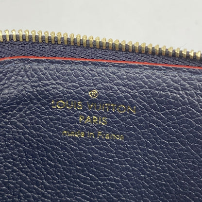 Louis Vuitton Monogram Empreinte Porte Carte Recto Verso Wallet/Coin Case M69420 Marine Rouge