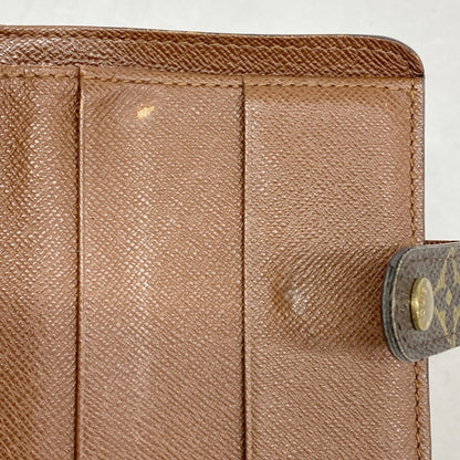 Louis Vuitton Monogram Compact Zip Wallet M61667 Brown