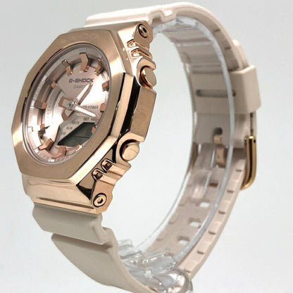 G-Shock Casio Gm-S2100Pg-4A Metal Covered Mid-Size Compact Model With Casio Oak Octagonal Case