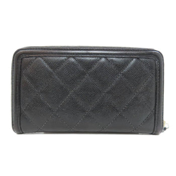 Chanel Matelasse Long Wallet Grained Calfskin