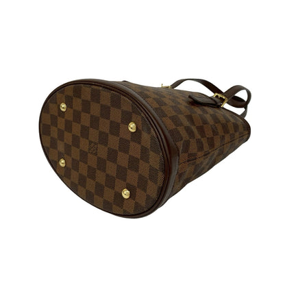 Louis Vuitton Vintage Mare Bucket Damier Leather Mini Tote Bag/Semi-Shoulder Bag Brown 328-2