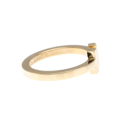 Tiffany T Square Ring Pink Gold (18K) Fashion No Stone Band Ring Pink Gold