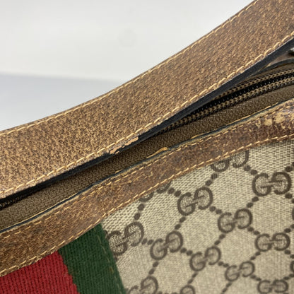 Gucci Gg Supreme Sherry Line Shoulder Bag 68 001 3840 Brown