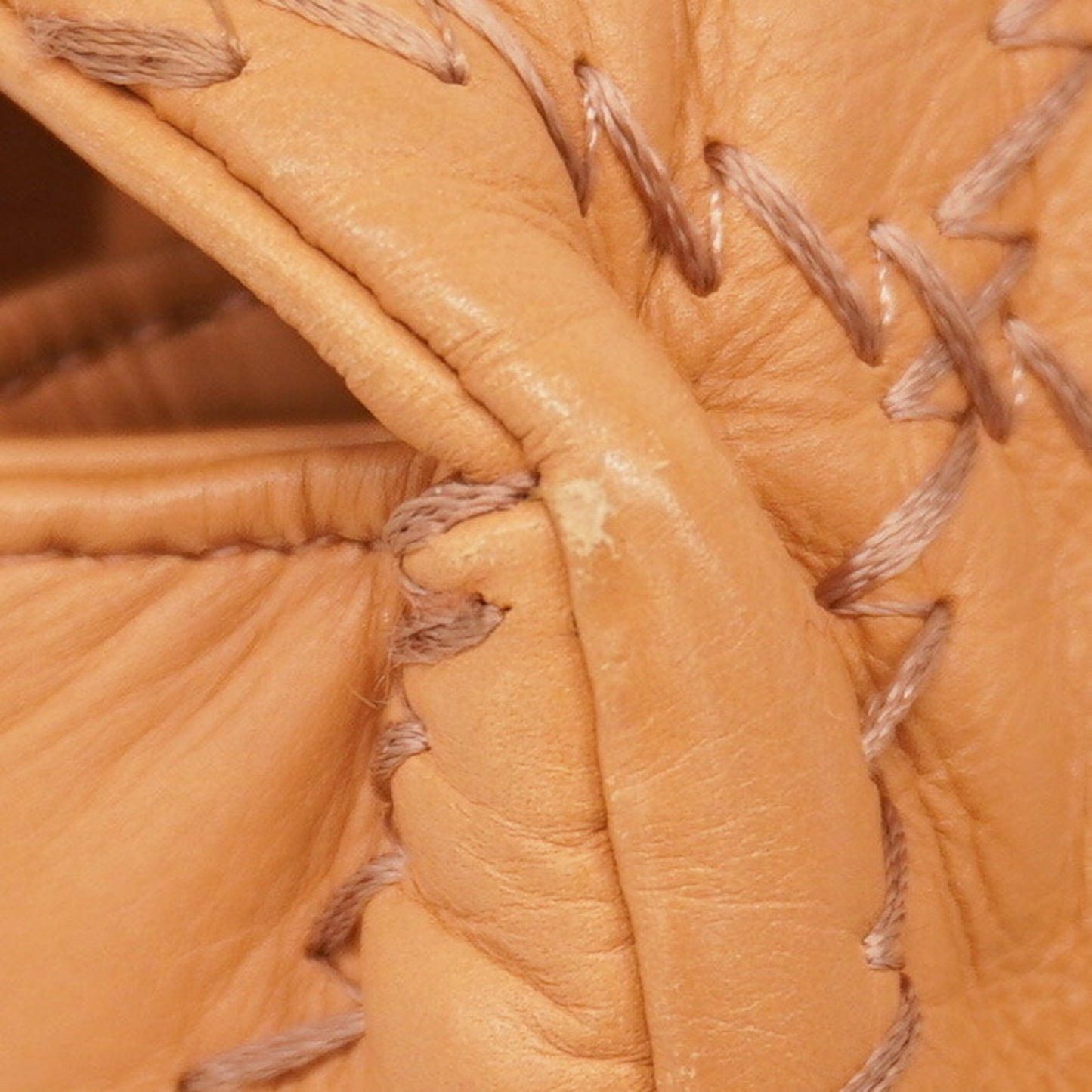 Chanel Shoulder Bag W Chain Ultra Stitch Lambskin Light Brown