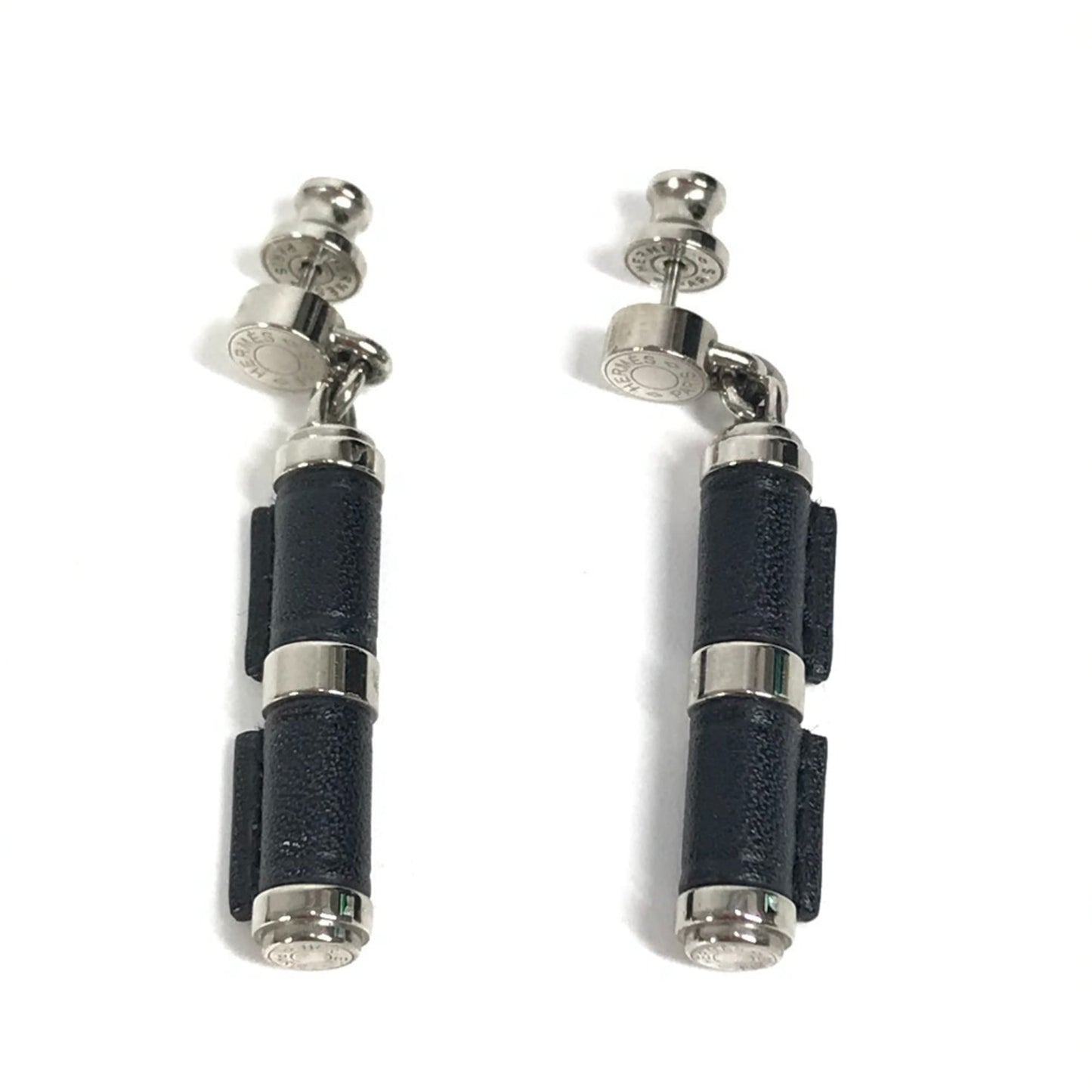 Hermes Charnire Pm Accessories Earrings In Swift Metal