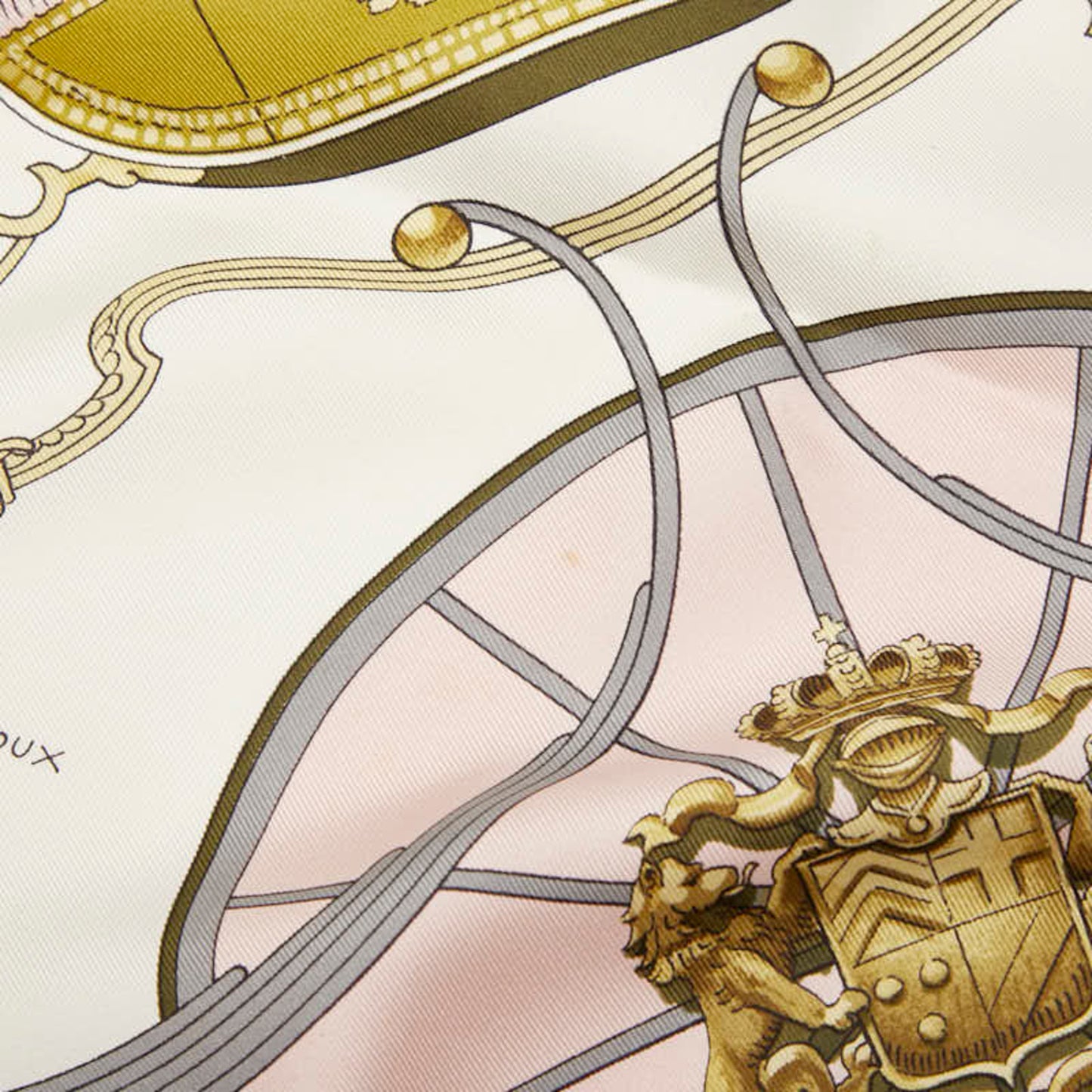 Hermes Herms Carr 90 Grand Apparel Horse Scarf