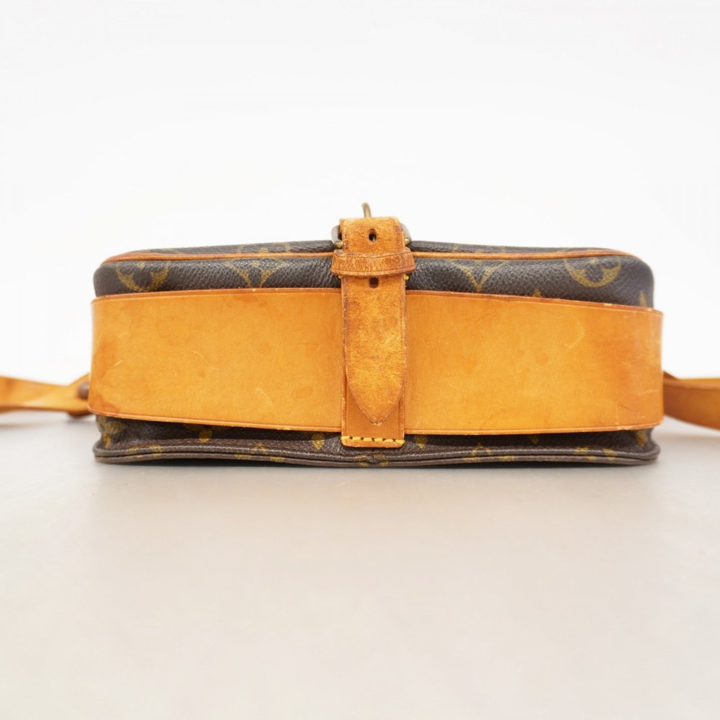 Louis Vuitton Monogram Cartouchiere Mm Shoulder Bag M51253 Brown