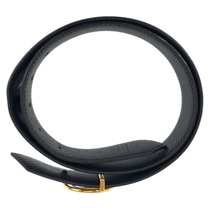 Louis Vuitton Louis Vuitton Monogram Epi Santur Lv Circle 80Cm 32 Inch Brown Black Leather M9935
