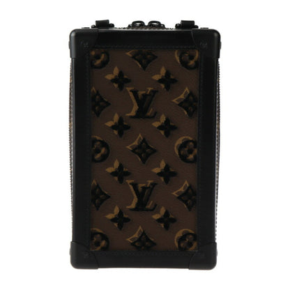 Louis Vuitton Vertical Soft Trunk Monogram Tuftage Shoulder Bag M45044 Leather Brown Black Pochette