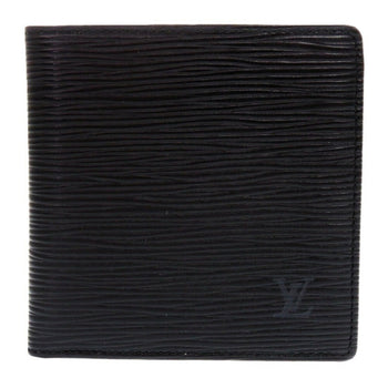Louis Vuitton Portefeuille Marco Leather Noir Lv Black Bifold Wallet 0656Louis Vuitton
