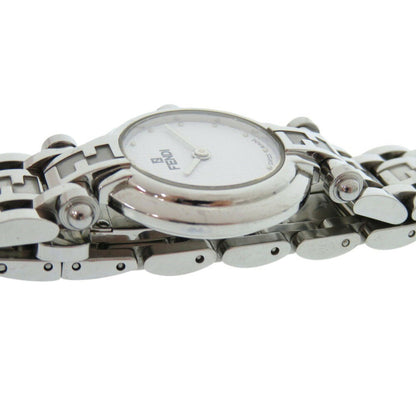Fendi 750L Zucca Stainless Steel White Quartz Watch 1501Fendi