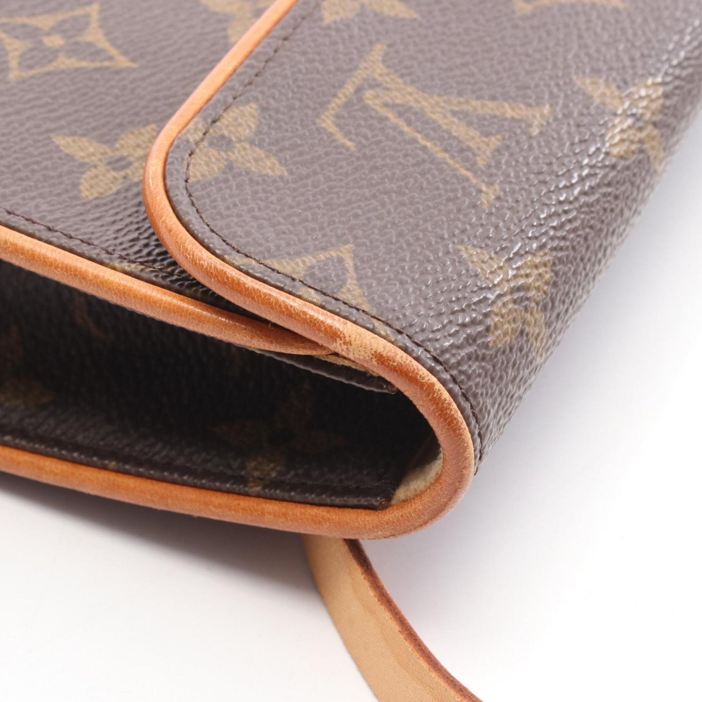 Louis Vuitton Florentine Pochette Monogram Waist Bag/Body Bag In Coated Canvas And Leather