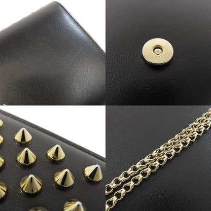 Christian Louboutin Studded Shoulder Bag Leather