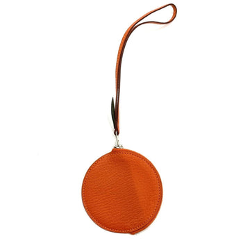 Leather Hermes Coin Purse/ Coin Case Chevre