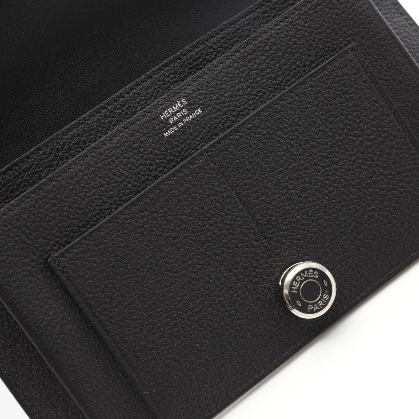 Hermes Herms Dogon Gm Bifold Long Wallet Leather Togo