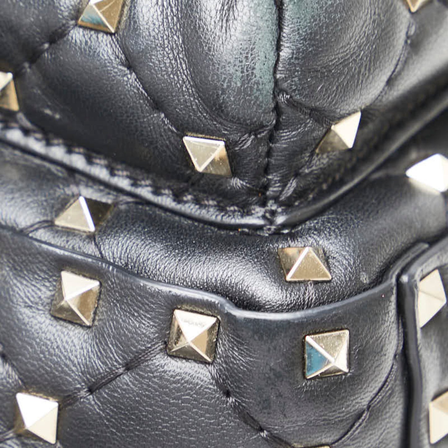 Valentino Rockstud Backpack In Black Leather