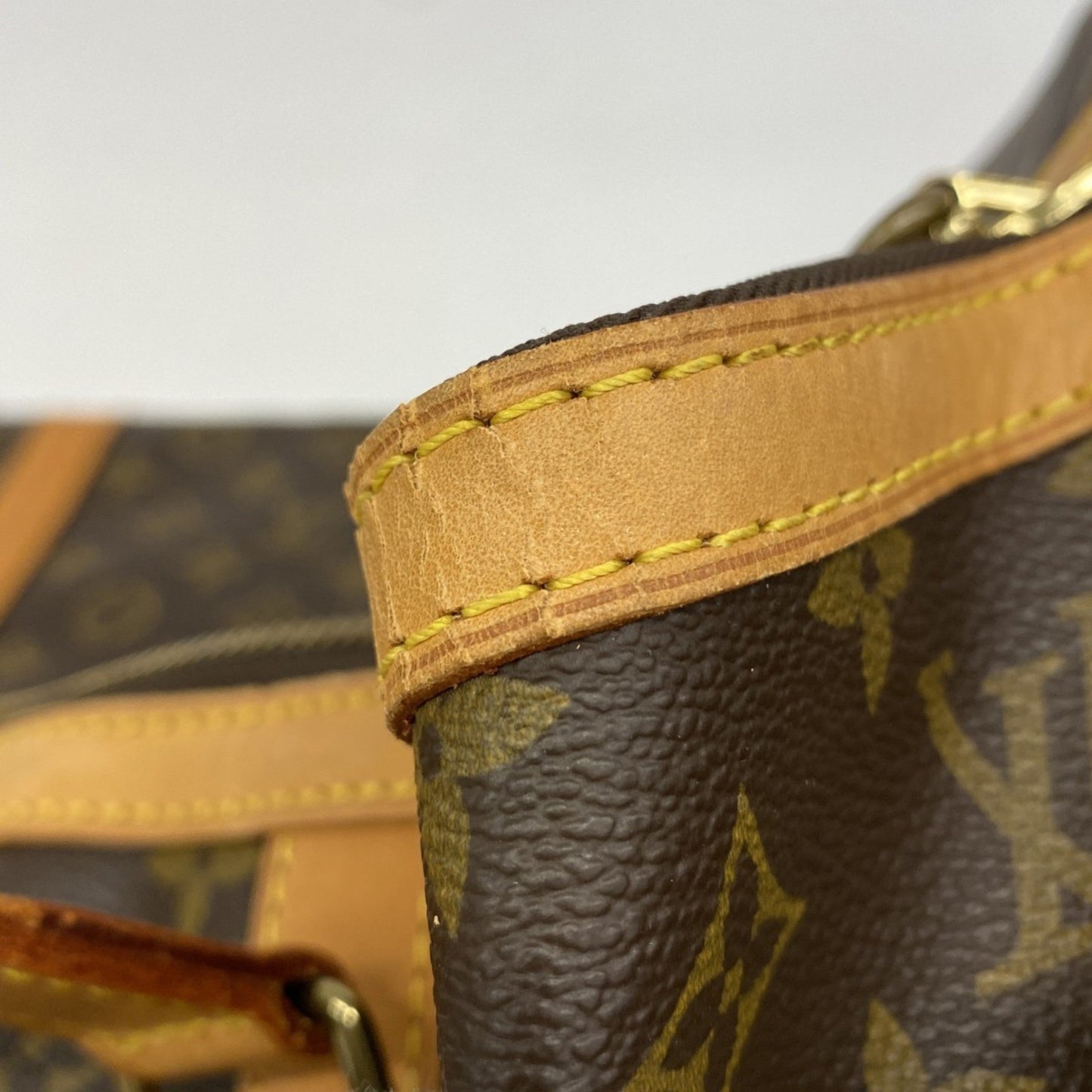 Louis Vuitton Monogram Sax Spool Boston Bag M41622 Brown