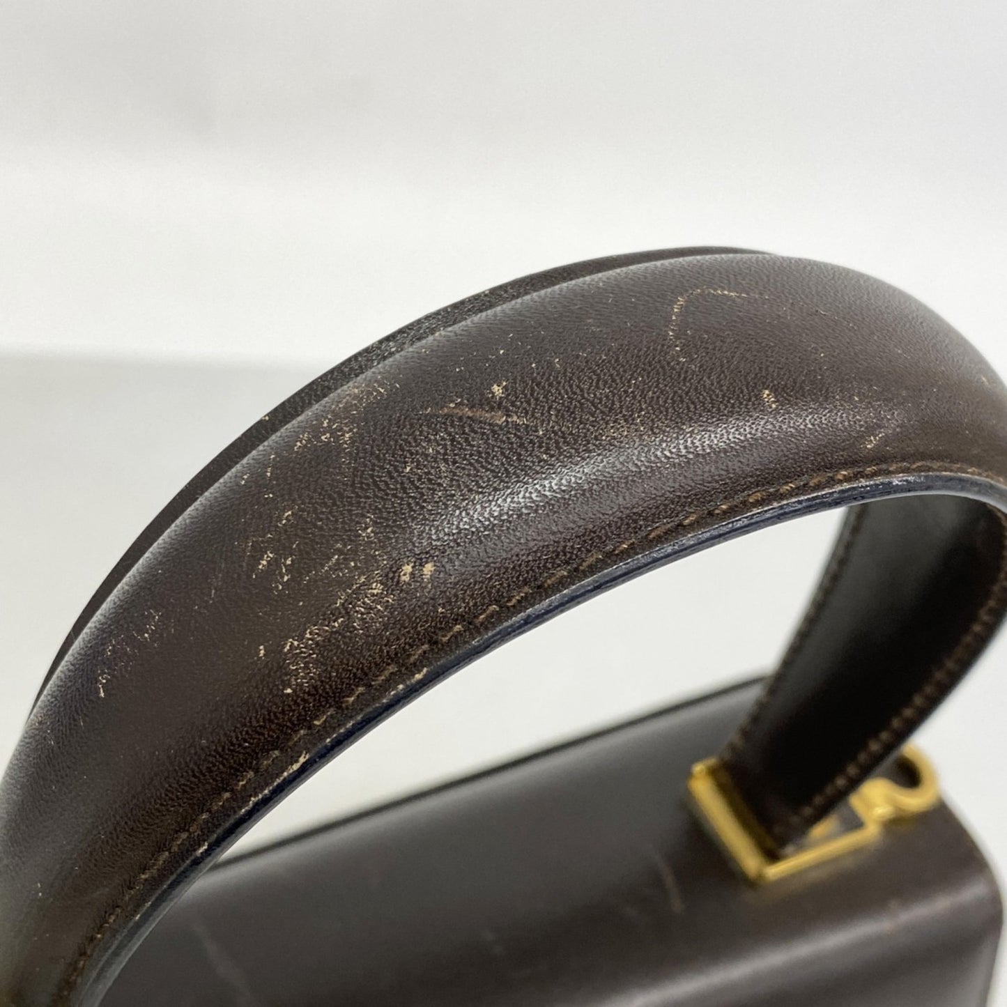 Salvatore Ferragamo Gancini Leather Handbag