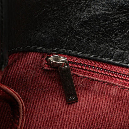 Chanel Coco Mark Tote Bag Black Leather