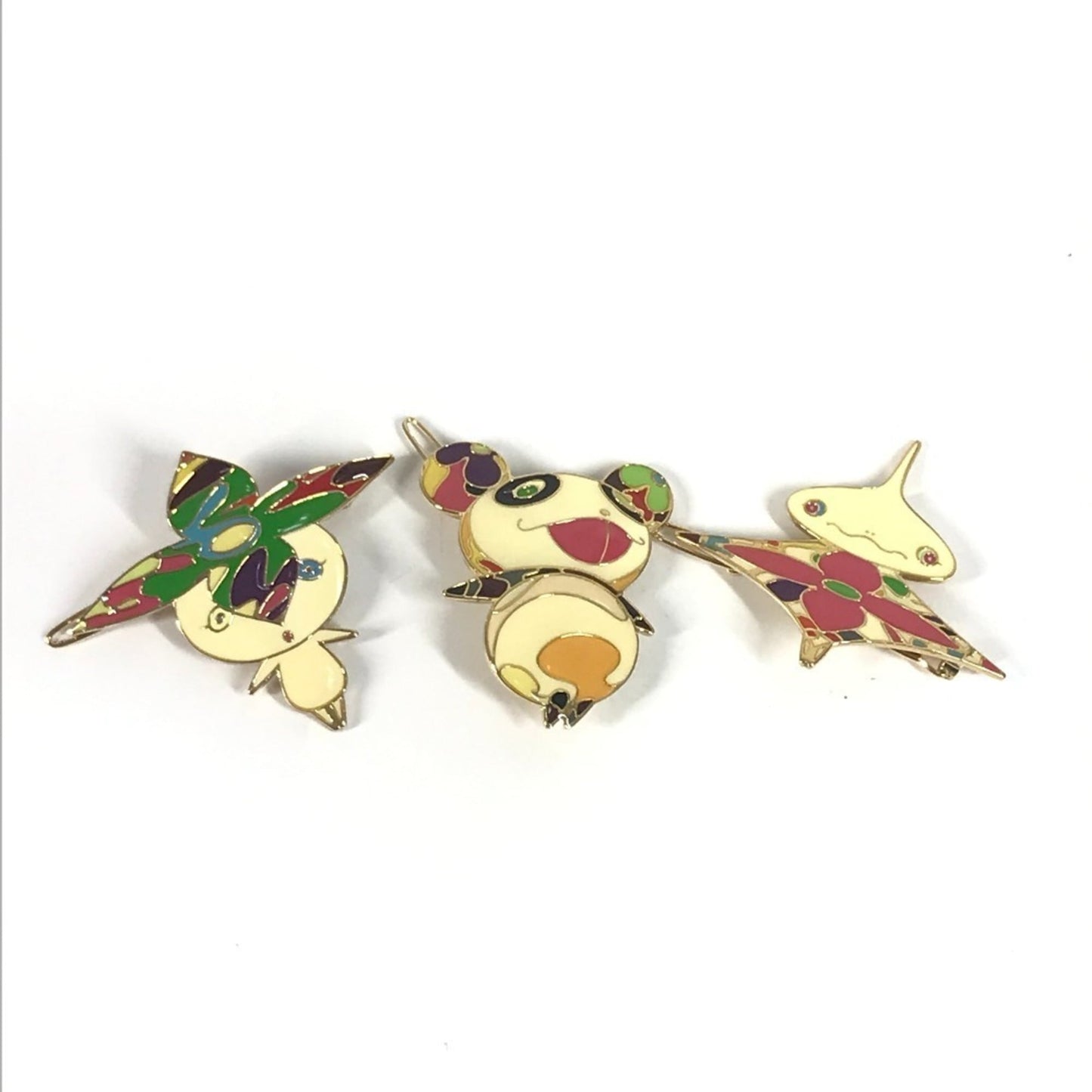 Louis Vuitton M92595 Takashi Murakami Panda Onion Head Flower Hat Man Hairpin 3-Piece Set