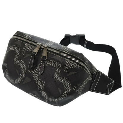 Burberry Tb Monogram Body Bag Waist Pvc Black 1380Burberry