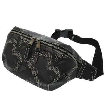 Burberry Tb Monogram Body Bag Waist Pvc Black 1380Burberry