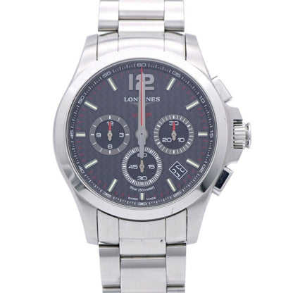Longines Conquest V.H.P L3.717.4.66.6 Quartz Watch Ss Grey 1443Longines
