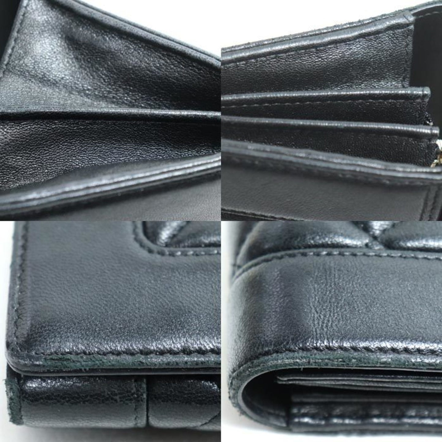 Chanel Chanel Matelasse Mademoiselle Long Wallet Black A80971