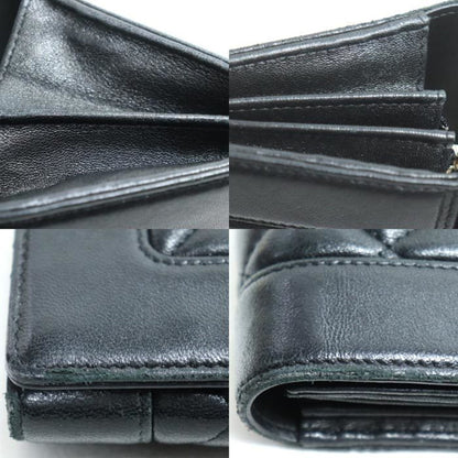 Chanel Chanel Matelasse Mademoiselle Long Wallet Black A80971