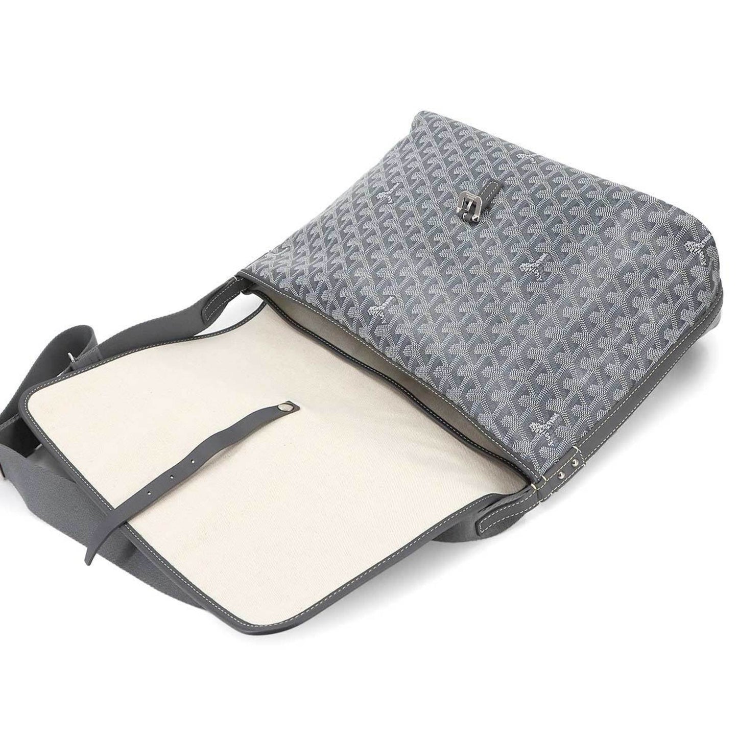 Goyard Capetien Mm Shoulder Bag In Pvc And Leather