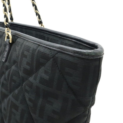Fendi Zucca Pattern Quilted Tote Bag