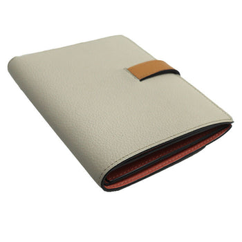 Loewe Vertical Wallet Medium Bi-Fold Beige Light Oat/Honey C660Z41X01