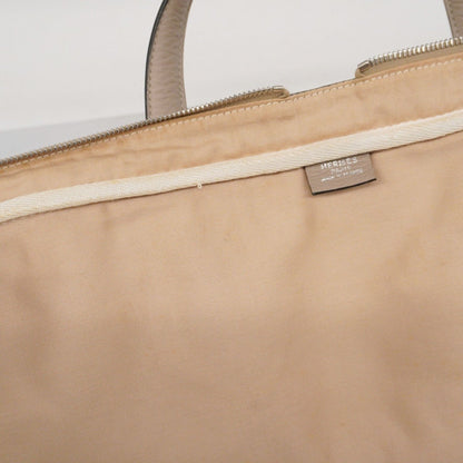 Hermes Herms Victoria 50 Boston Bag In Taurillon Clemence Trench Leather