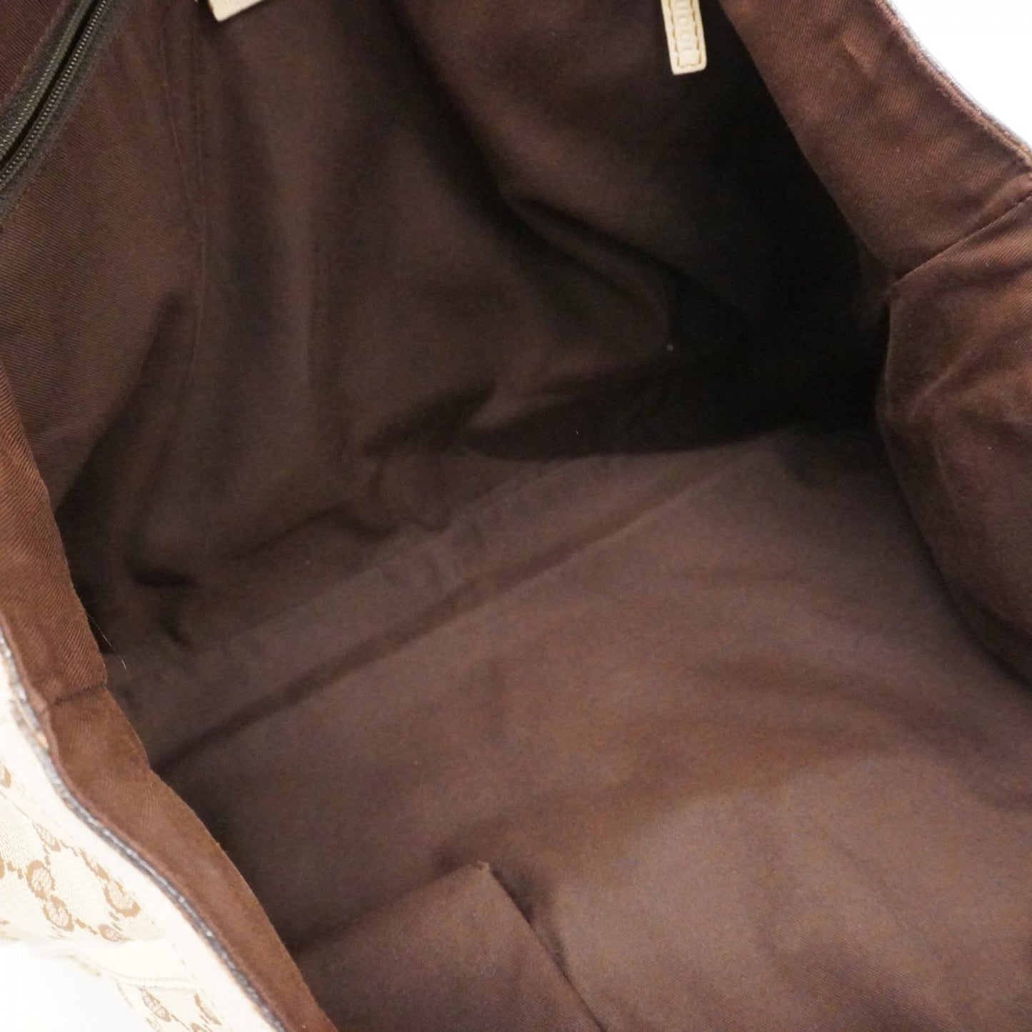 Gucci Gg Canvas Abbey Tote Bag 141472 Brown Beige Champagne