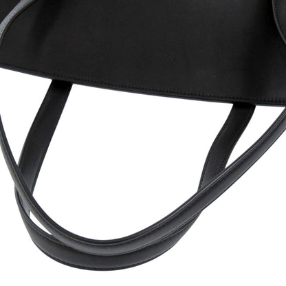 Salvatore Ferragamo Gancini Leather Black Handbag 1248