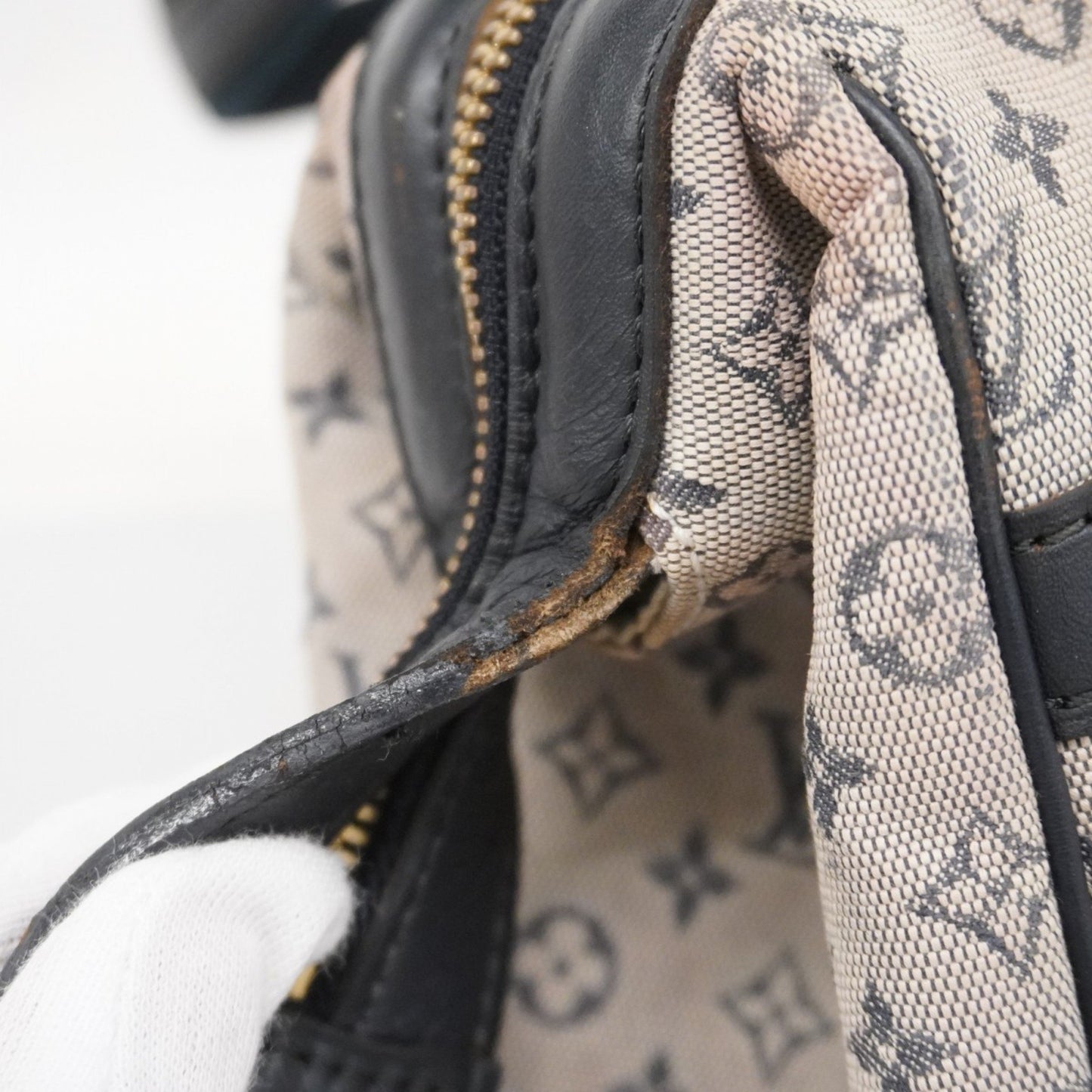 Louis Vuitton Monogram Mini Josephine Pm Handbag M92214 Blue