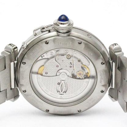Cartier Pasha 38 Gmt Power Reserve Automatic Watch W31037H3 Polished