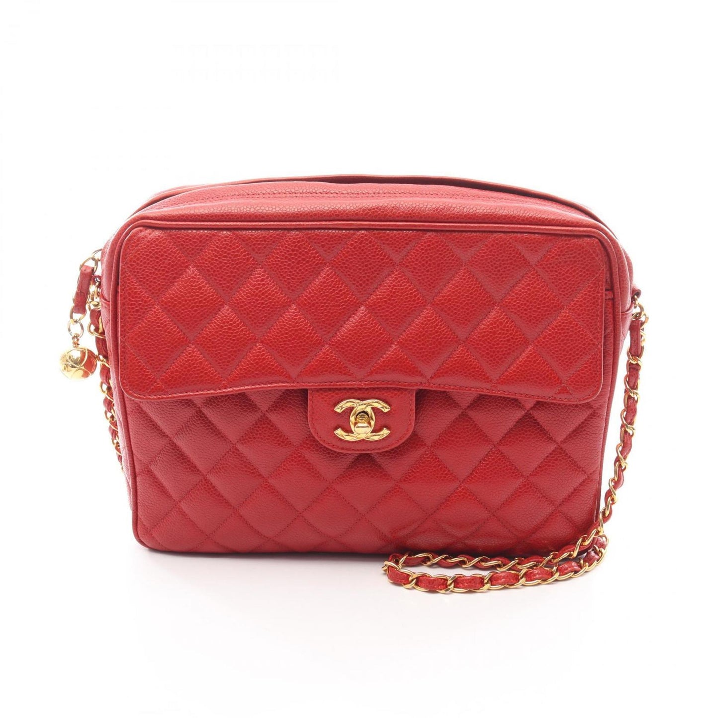 Chanel Matelasse Shoulder Bag In Calfskin Leather