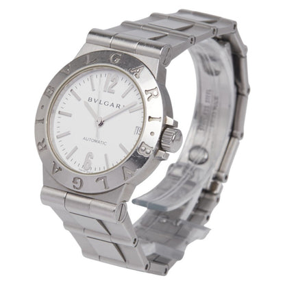 Bvlgari Diagono Sport Watch Lcv29S Automatic White Dial Stainless Steel