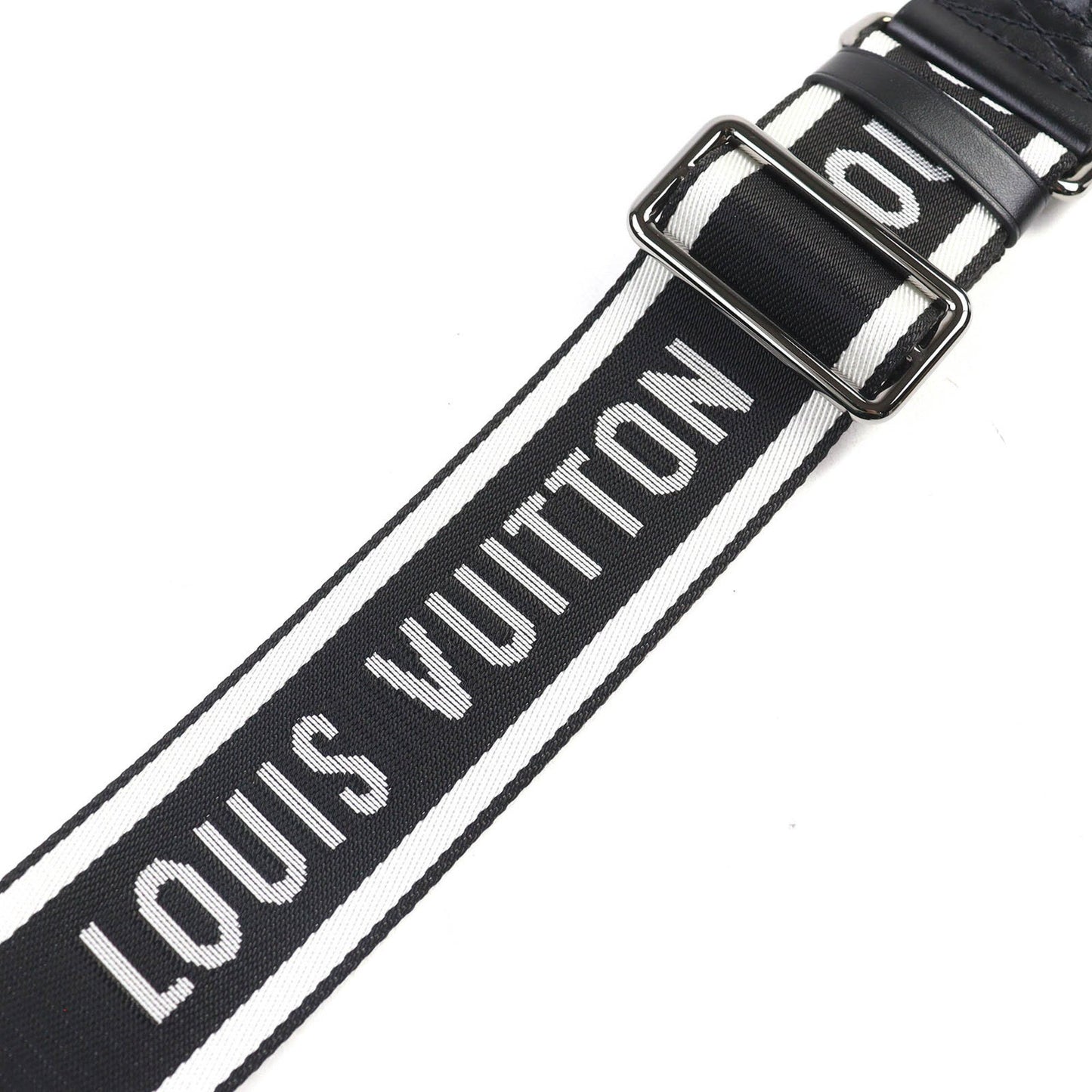 Louis Vuitton J02496 Canvas And Leather Logo Shoulder Strap