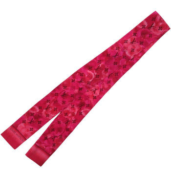 Louis Vuitton Bandeau Summer Ikat Silk Rose Indian Scarf Muffler 0167 Louis Vuitton