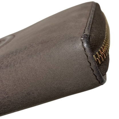 Gucci Soho Interlocking G Leather Long Wallet 308004 Greige