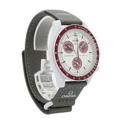 Swatch X Omega Mission To Pluto So33M101 White Dial