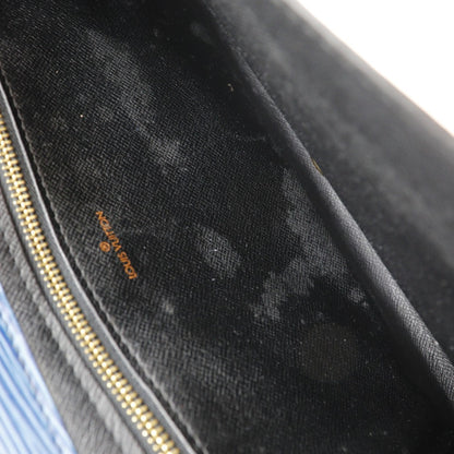 Louis Vuitton Louis Vuitton Art Deco Clutch Bag Second M52635 Epi Leather Toledo Blue 1990 A5 Snap