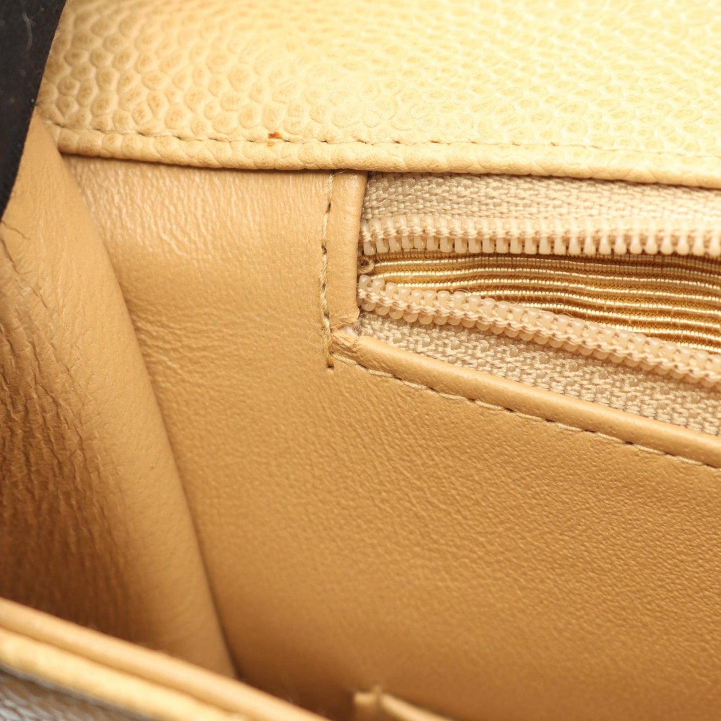 Chanel Matelasse Briefcase Bag In Calfskin Leather (Beige)