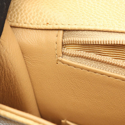 Chanel Matelasse Briefcase Bag In Calfskin Leather (Beige)